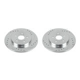 Power Stop 11-17 Lexus CT200h Rear Evolution Drilled & Slotted Rotors - Pair - JBR1560XPR