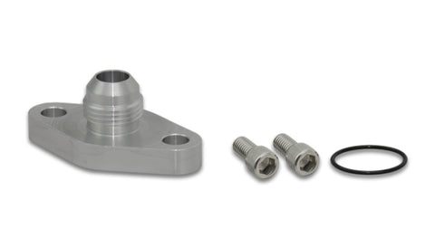 Vibrant Aluminum Oil Drain Flange w/ -10 AN Male for Garrett GT6041 - 19880