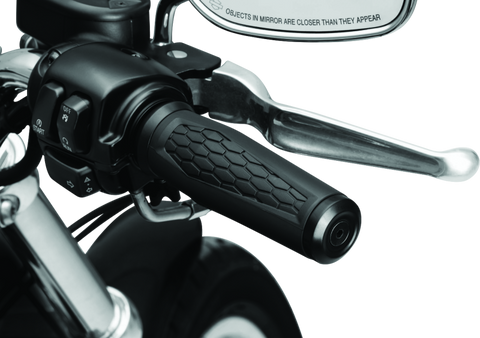 Kuryakyn Hex Grips Dual Cable Black - 5921