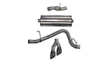 Corsa 2015-2020 GMC Yukon Denali 6.2L V8 Single Side Exit Cat-Back Exhaust w/ Polished Black Tips - 14826BLK
