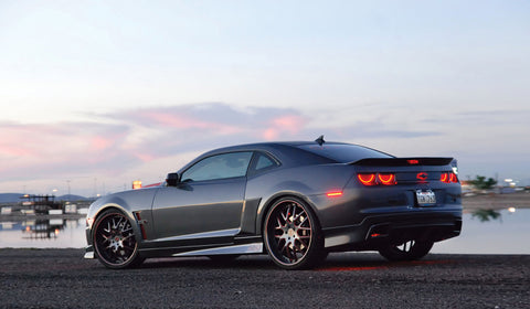 Oracle 14-15 Chevrolet Camaro Illuminated Bowtie - Dual Intensity - Aqua - 3157-010