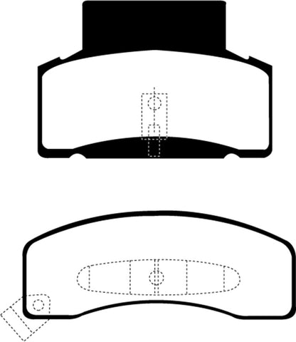 EBC 92-99 Chevrolet C30 DRW Greenstuff Front Brake Pads - DP61268