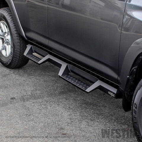 Westin/HDX 10-17 Toyota 4Runner Trail Edition Drop Nerf Step Bars - Textured Black - 56-13835