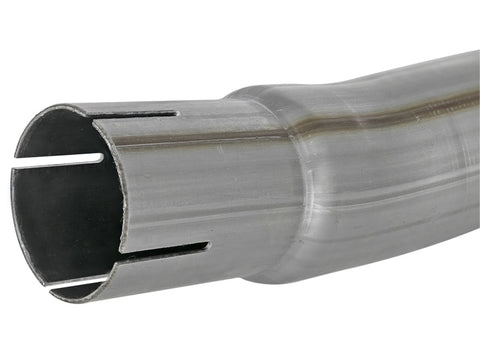 aFe Twisted Steel 2in Stainless Steel Loop Delete Down-Pipe 2018+ Jeep Wrangler (JL) V6 3.6L - 48-48024