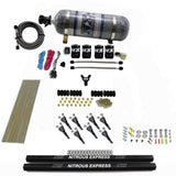Nitrous Express Pro-Shk/Gas Nitrous Kit (200-600HP) w/Rails and Composite Bottle - 91006-12