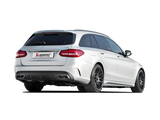 Akrapovic 15-17 AMG C63 Estate Evolution Line Cat Back (Titanium) w/ Carbon Tips (Req. Link Pipe) - MTP-ME/T/2H/1