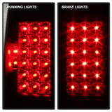 xTune Ford F250/350/450/550 Super Duty 99-07 LED Tail Lights Black Smoke ALT-JH-FF15097-LED-BKSM - 9027642