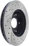 StopTech 02-06 Acura RSX Slotted & Drilled Right Front Rotor - 127.40056R