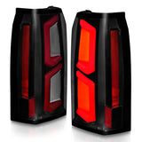 ANZO 2015-2020 Chevrolet Tahoe LED Tail Lights w/ Light Bar Black Housing Smoke Lens - 311375