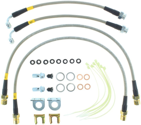 StopTech 12-14 Ford Raptor Stainless Steel Rear Brake Lines - 950.61516