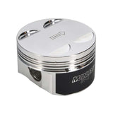 Manley Nissan GTR VR38DETT 99mm Bore 88.4mm Stroke -2cc Dish Turbo Tuff Piston Set w/ Rings - 641010CE-6
