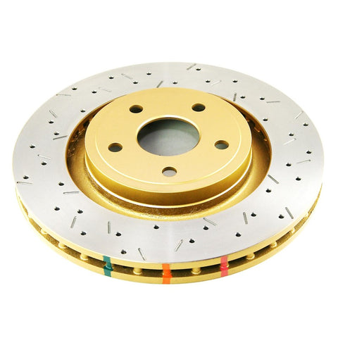 DBA 06-10 Jeep Grand Cherokee SRT-8 360mm Dia Front Drilled & Slotted T3 4000 Series Rotor - 42532XS