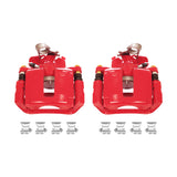 Power Stop 13-17 Ford Explorer Rear Red Calipers w/Brackets - Pair - S5466