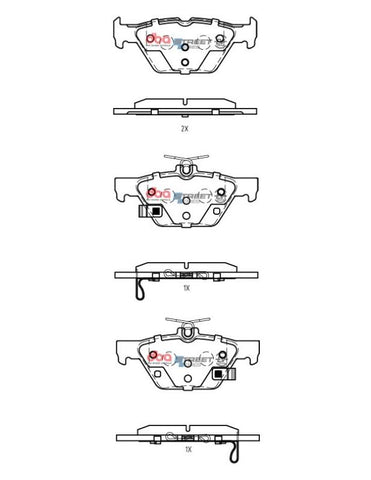 DBA 19-21 Subaru Ascent Rear SSEV Street Series Brake Pads - DB2398SSEV