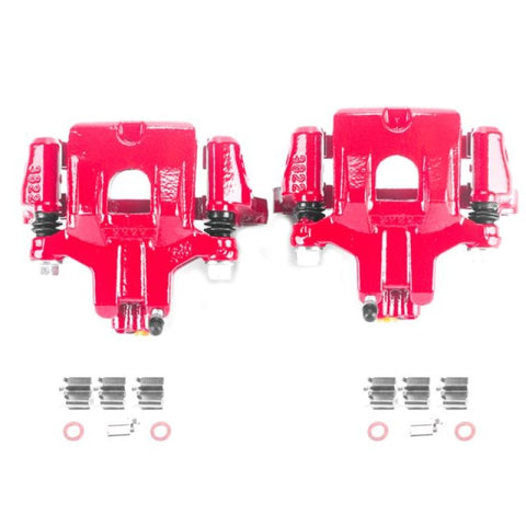Power Stop 00-04 Toyota Avalon Rear Red Calipers w/Brackets - Pair - S2598