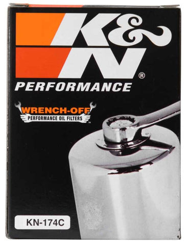 K&N Oil Filter 02-10 Harley-Davidson VRSC 3in OD x 3.844in Height - KN-174C