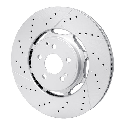 DFC 21-25 Mercedes-Benz Gle63 AMG S SUV Rear Drilled & Slotted Hi-Carbon Alloy GEOMET Coated Rotor - 930-63194