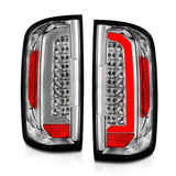 ANZO 15-21 Chevy Colorado LED Taillights w/ Light Bar Chrome Housing Clear Lens - 311407