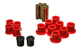 Energy Suspension Rear Spring Bushing Set - Red - 5.2119R