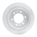 R1 06-10 Hummer H3T Rear Left Drilled & Slotted Geo-Carbon Rotor - 830-93001L