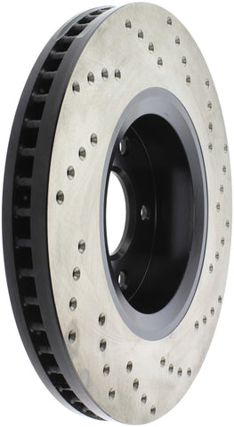 StopTech 11/05+ Infinity FX 35/45 SportStop Drilled Front Right Rotor - 128.42092R