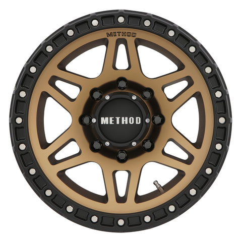 Method MR312 18x9 +18mm Offset 8x6.5 130.81mm CB Method Bronze/Black Street Loc Wheel - MR31289080918
