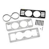 Autometer 87-93 Ford Mustang Black Dual Gauge Cage w/ Vents - 50101