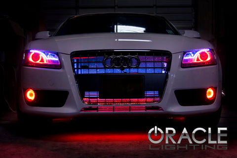 Oracle Audi A5 07-13 LED Fog Light Halo Kit - ColorSHIFT - 1183-333