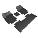 3D MAXpider 22-23 Hyundai Ioniq 5 Kagu Floor Mat- Black R1 R2 - L1HY12501509