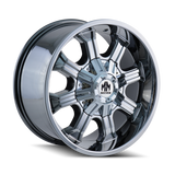 Mayhem 8102 Beast 20x9 / 8x180 BP / 0mm Offset / 124.1mm Hub Chrome Wheel - 8102-2978C