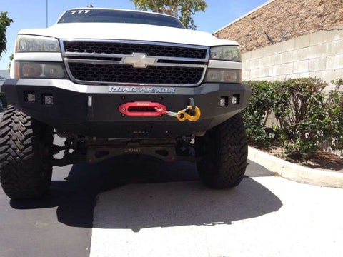Road Armor 03-07 Chevy 2500 Stealth Front Winch Bumper - Tex Blk - 370R0B