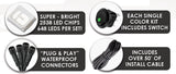 Oracle LED Illuminated Wheel Rings - Double LED - White - 4228-001