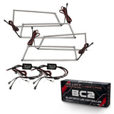 Oracle Chevy Silverado 03-06 Square Dual Halo Kit - ColorSHIFT w/ BC1 Controller - 3959-335