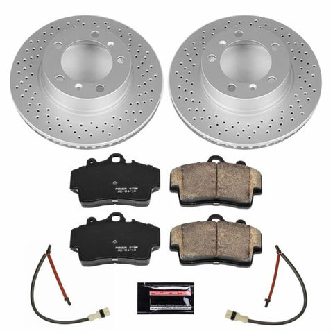 Power Stop 05-08 Porsche Boxster Front Z23 Evolution Sport Coated Brake Kit - CRK5162