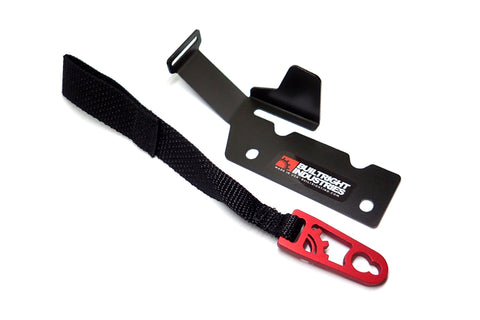BuiltRight Industries 09-20 Ford F-150/Raptor (09-14 SuperCrew Only) Rear Seat Release - Black Strap - 100100