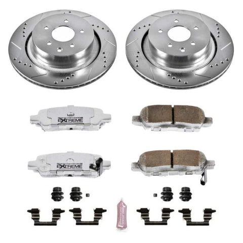 Power Stop 07-08 Infiniti G35 Rear Z26 Street Warrior Brake Kit - K2986-26