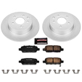 Power Stop 02-06 Nissan Altima Rear Z17 Evolution Geomet Coated Brake Kit - CRK098