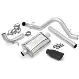 Banks Power 12-15 Jeep 3.6L Wrangler Unlimited - 4dr Monster Exh Sys - SS Single Exh w/ Black Tip - 51343-B