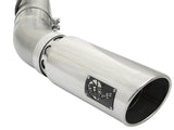 aFe LARGE BORE HD 5in 409-SS DPF-Back Exhaust w/Polished Tip 2017 GM Duramax V8-6.6L (td) L5P - 49-44085-P