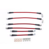 Power Stop 95-97 Chevrolet Camaro Front & Rear SS Braided Brake Hose Kit - BH00037