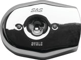 S&S Cycle Stealth Applications Tribute Air Cleaner Cover - Chrome - 170-0592
