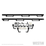 Westin/HDX 07-19 Chevrolet Silverado 2500 8ft Drop Wheel to Wheel Nerf Step Bars - Textured Black - 56-5345852