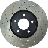 StopTech 2007-2013 Mazda 3 2.3L Cryo Drilled Right Front Brake Rotor - 128.45078CR