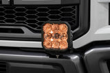 Diode Dynamics 17-20 Ford Raptor SS5 Bumper LED Pod Light Kit - Yellow Pro Driving - DD7351