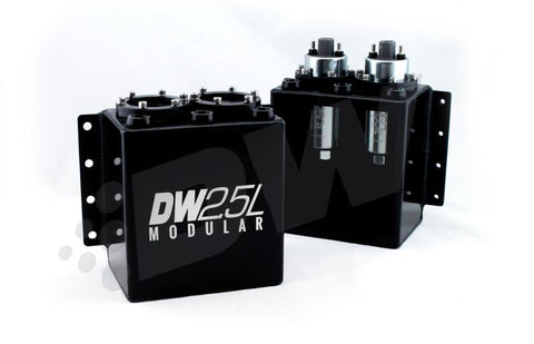DeatschWerks 2.5L Modular Surge Tank (Fits 1-2 DW250iL Fuel Pumps - Pumps Not Included) - 6-000-25ST