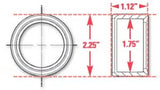 SPC Performance Weld-In Ring Kit 1.75 in. ID - 15521