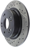 StopTech 09-10 Acura TSX / 08-10 Honda Accord Coupe/05-10 Sedan Right Rear Slotted & Drilled Rotor - 127.40068R