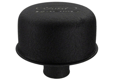 Ford Racing Black Breather Cap W/ Ford Racing Logo - M-6766-FRNVBK