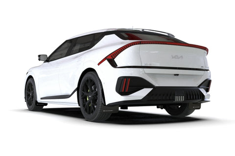Rally Armor 25-26 Kia EV6 Base Light/GT/GT-Line Black Mud Flap - White Logo - MF151-UR-BLK-WH