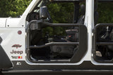 Rugged Ridge Fortis Front Tube Doors with Mirrors 18-23 Jeep Wrangler JL/JT - 11509.15